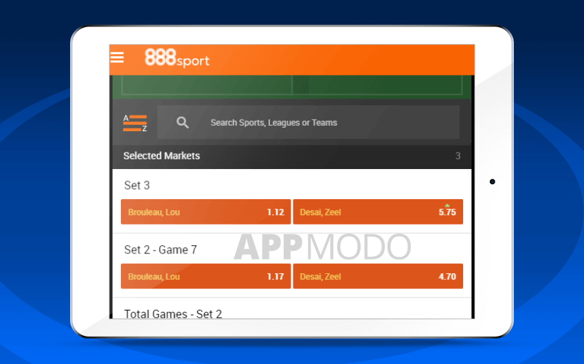 Download 888 Sports App