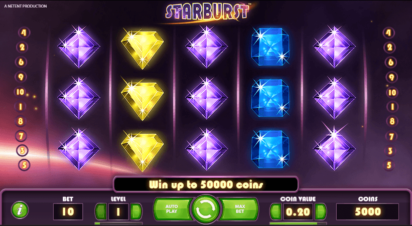 Starburst ™ Slot Machine - Play Free Online Game - Slotu.com